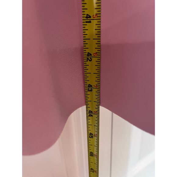 Vintage Lady Jennifer Pink Pleated Dress with Belt Long Sleeve Midi Size READ - Picture 7 of 8